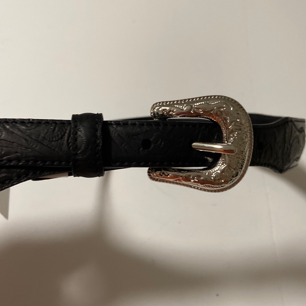Resistol boys western snap leather belt